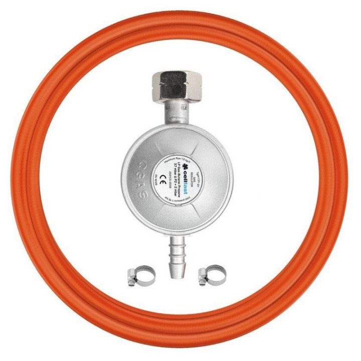 set reductor gaz cu furtun 2m si coliere