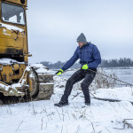 caciula termica acrilica cu model reiat / gri