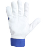 manusa piele ovina / albastru-alb - 10