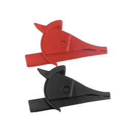 Accesorii Multimetre Digitale, Clemă crocodil UNI-T C02A set-roșu + negru -1, dioda.ro