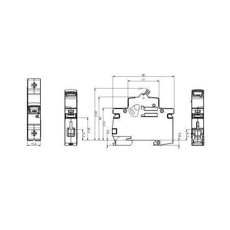 intrerupator de circuit etimat p10-dc 1p c25 001903032