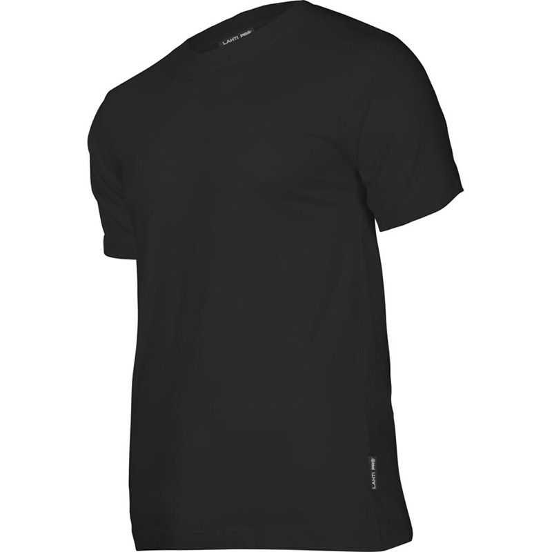 tricou bumbac elastic / negru - 2xl