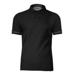 tricou bumbac polo / negru - m