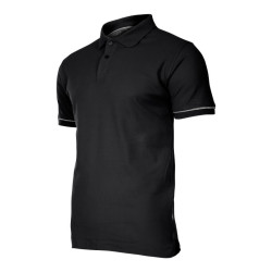 tricou bumbac polo / negru - l
