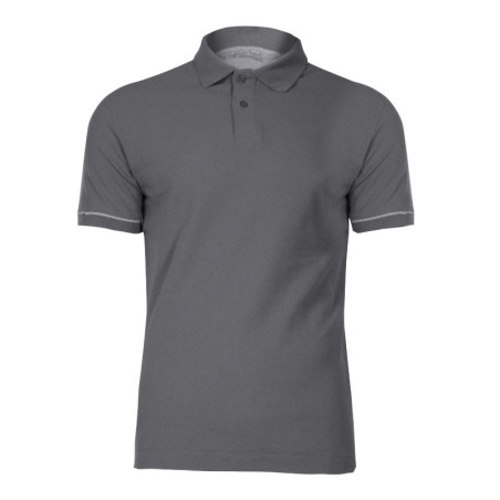 tricou bumbac polo / gri - xl