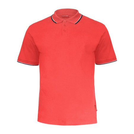 tricou bumbac polo subtire / rosu - xl