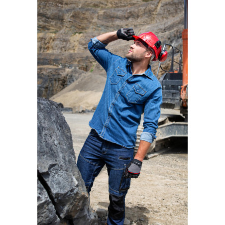 pantalon lucru tip-blugi cu intaritura - l/h-176