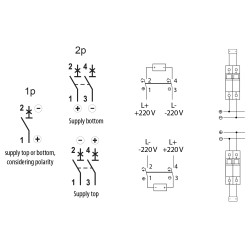 intrerupator de circuit etimat p10-dc 2p b13 001903209