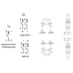 intrerupator de circuit etimat p10-dc 2p b13 001903209