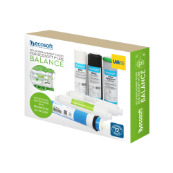 P'URE Balance pachet de 6 filtre de schimb PP5-GAC-CTOAG-75GPD-BALANCE-POST