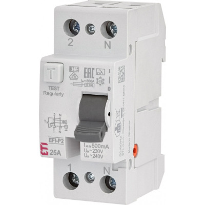 diferential rccb efi-p2 a 25/0.5 002061141