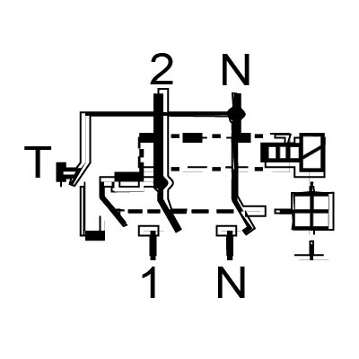 diferential rccb efi-p2 a 25/0.5 002061141