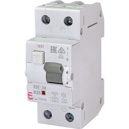 diferential rcbo kzs-2m a b25/0.01 002173216