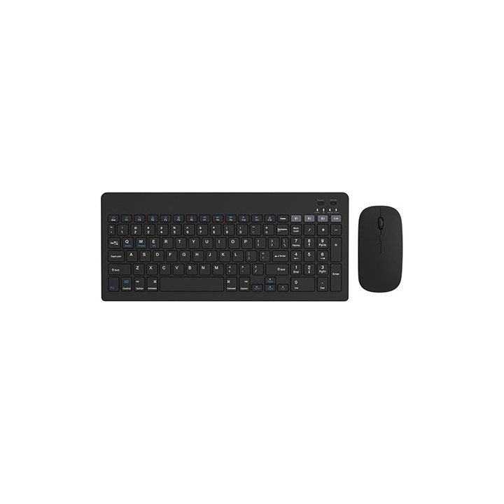 kit tastatura si mouse wireless negru omega
