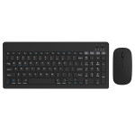 kit tastatura si mouse wireless negru omega