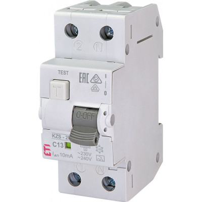 diferential rcbo kzs-2m a c13/0.01 002173233