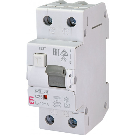 diferential rcbo kzs-2m a c25/0.01 002173236