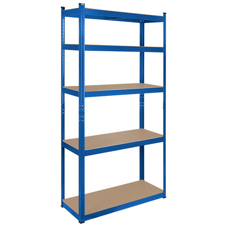 raft metalic 5 polite 750k mdf 180x90x40 albastru rebel