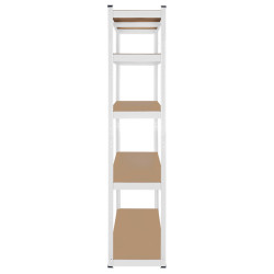 raft metalic 5 polite 750kg mdf 180x90x40 alb rebel
