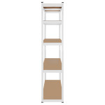 raft metalic 5 polite 750kg mdf 180x90x40 alb rebel raft metalic 5 polite 750kg mdf 180x90x40 alb rebel