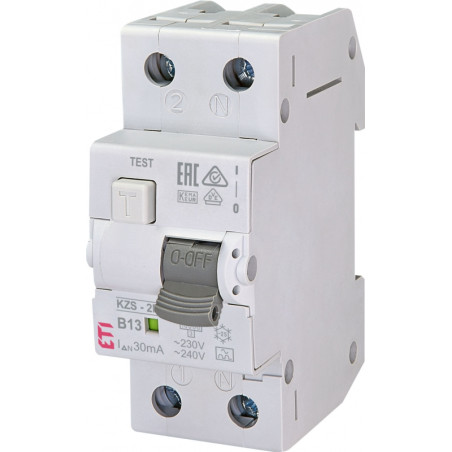 diferential rcbo kzs-2m a b13/0.03 002173203