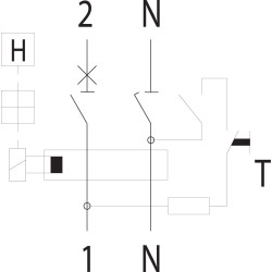 diferential rcbo kzs-2m a b20/0.03 002173205