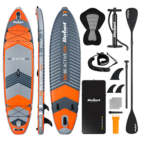 set placa gonflabila stand up paddle scaun 335x84x15 cm