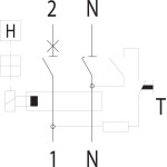 diferential rcbo kzs-2m a c6/0.1 002173721
