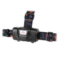 lanterna frunte accu 10w + 2x 3w 350lm rebel