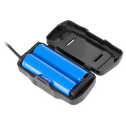 lanterna frunte accu 10w + 2x 3w 350lm rebel