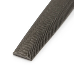 pila de precizie pt. metale - profil semirotund - dantura incrucisata - medium