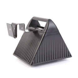 lumina solara pentru jgheab - 6 led-uri smd alb rece - negru