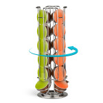 suport metalic pentru capsule de cafea - 24 capsule dolce gusto - crom suport metalic pentru capsule de cafea - 24 capsule dolce gusto - crom