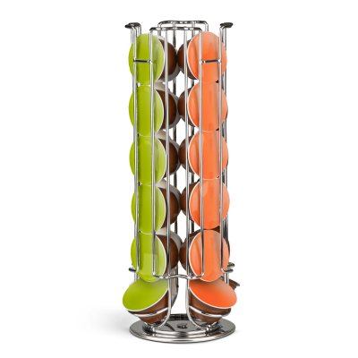 suport metalic pentru capsule de cafea - 24 capsule dolce gusto - crom