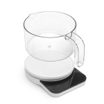 dozator si cantar digital de bucatarie - 2 x aaa - 800 ml