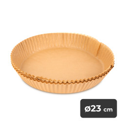 hartie de copt pentru friteuza cu aer - rotunda - 23 cm - 50 buc/pachet