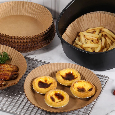 hartie de copt pentru friteuza cu aer - rotunda - 23 cm - 50 buc/pachet