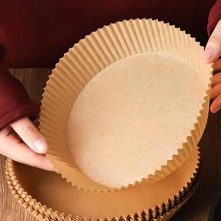 hartie de copt pentru friteuza cu aer - rotunda - 23 cm - 50 buc/pachet