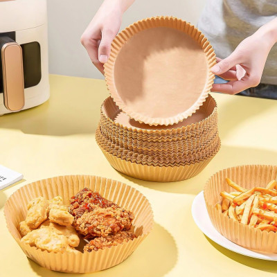 hartie de copt pentru friteuza cu aer - rotunda - 23 cm - 50 buc/pachet