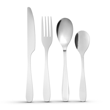 set tacamuri - argintiu mat - 16 bucati