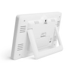 termometru digital si ceas cu alarma - exterior / interior - usb, baterie - alb