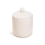 pahar baie cu capac - bej mat