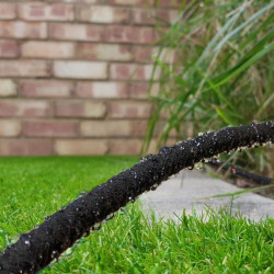 furtun de irigare prin picurare cu racord rapid, 10 m - negru