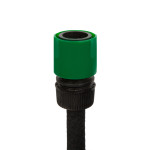 furtun de irigare prin picurare cu racord rapid, 10 m - negru