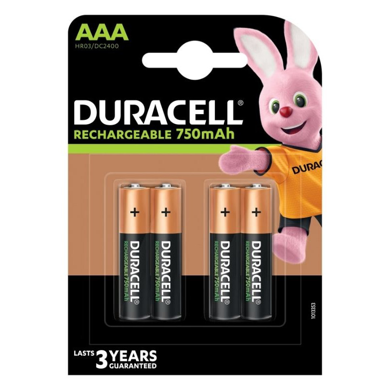 acumulator nimh duracell r3 (aaa) 750mah 4 buc/blister