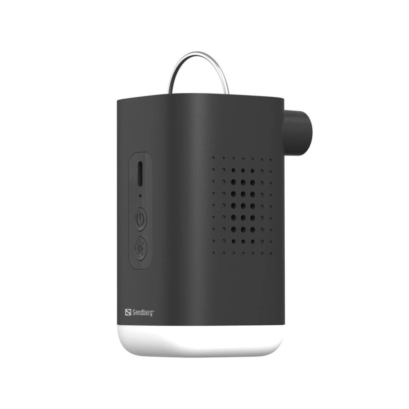 pompa aer electrica sandberg 420-93, lanterna, acumulator li-ion, usb-c