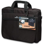 geanta notebook 15.6" london negru 438889 manhattan