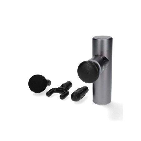 aparat de masaj pentru sportivi, 4 capete, 5 moduri de masaj, bluetooth, gri, nedis