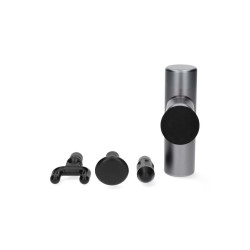 aparat de masaj pentru sportivi, 4 capete, 5 moduri de masaj, bluetooth, gri, nedis