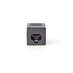 adaptor retea cat6 rj45(8p8c) mama - rj45(8p8c) mama negru nedis